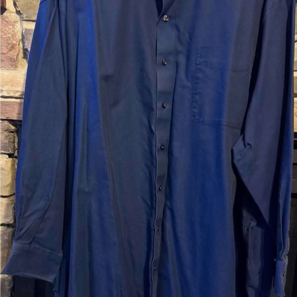 Men's Casual Button Down Shirt - Blue